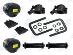 Peterbilt Air Leaf Kit: 2x Castings 03-01654 + 2x Firestone 9069 Air Bags