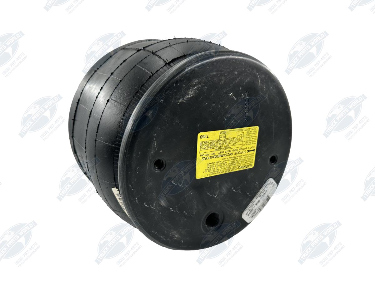 Peterbilt Air Leaf Suspension Repair Bundle - Firestone 9069 Air Bag, Top Plates & U-Bolts