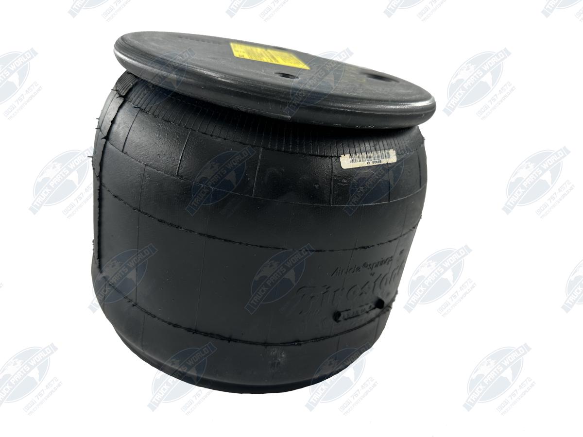 Peterbilt Air Leaf Suspension Repair Bundle - Firestone 9069 Air Bag, Top Plates & U-Bolts