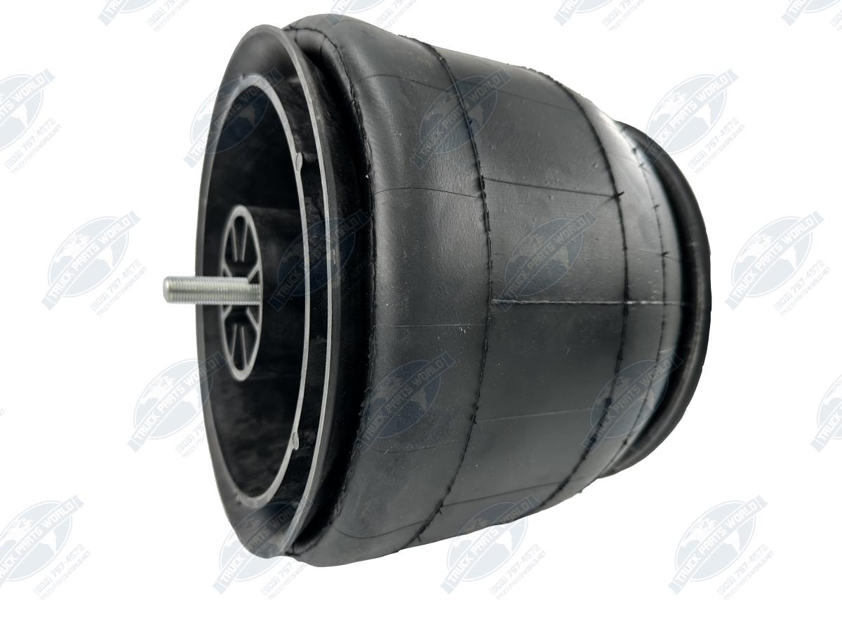 Peterbilt Air Leaf Suspension Repair Bundle - Firestone 9069 Air Bag, Top Plates & U-Bolts