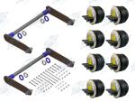 Firestone 9622 Air Bag Suspension Overhaul Kit (8x) Kenworth AG400 1R11-221 Atro