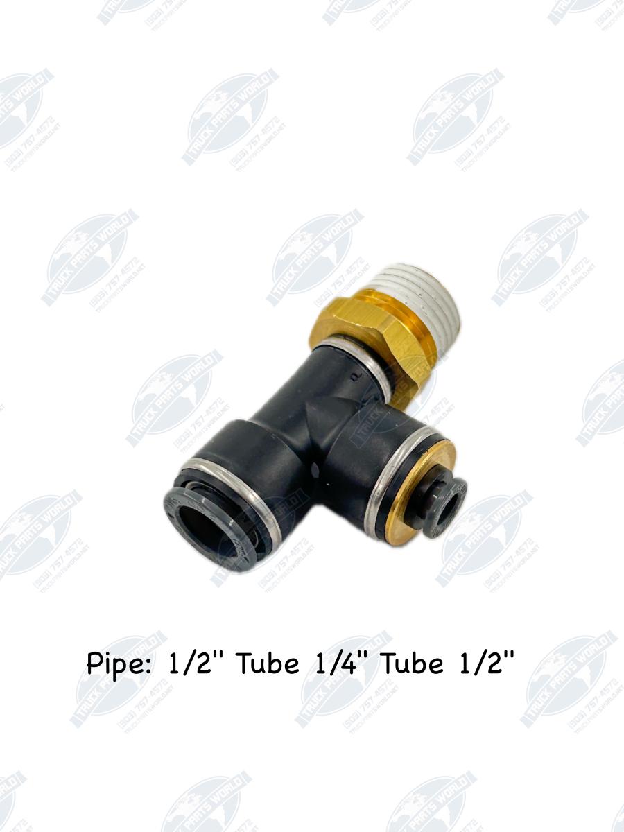 Air Fitting - PETERBILT KW G381024080804 , KV2Y13-07-37S, KV2Y130737S, G38102408
