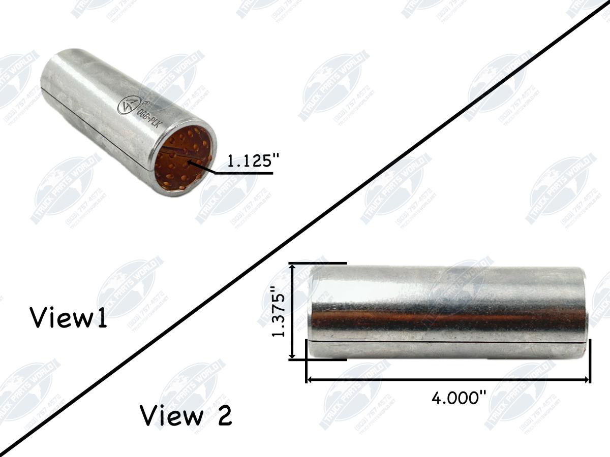 Dayton PLK-OGB Bi-Metal Spring Bushing 1-1/8" ID x 1-3/8" OD x 4" L - Replaces Hendrickson 51908