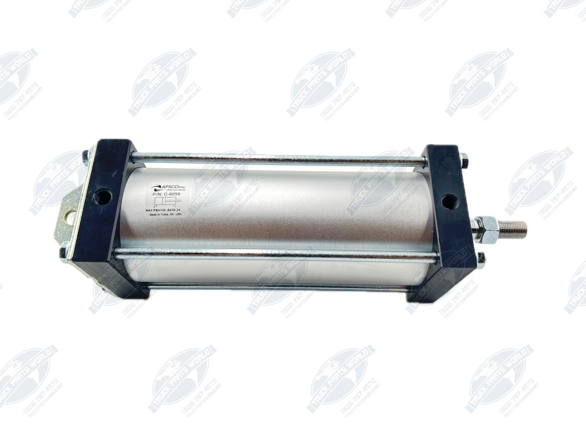 Apsco Dump Truck Locking Tailgate Air Cylinder 3-1/2" Dia x 8" Stroke - C-6059