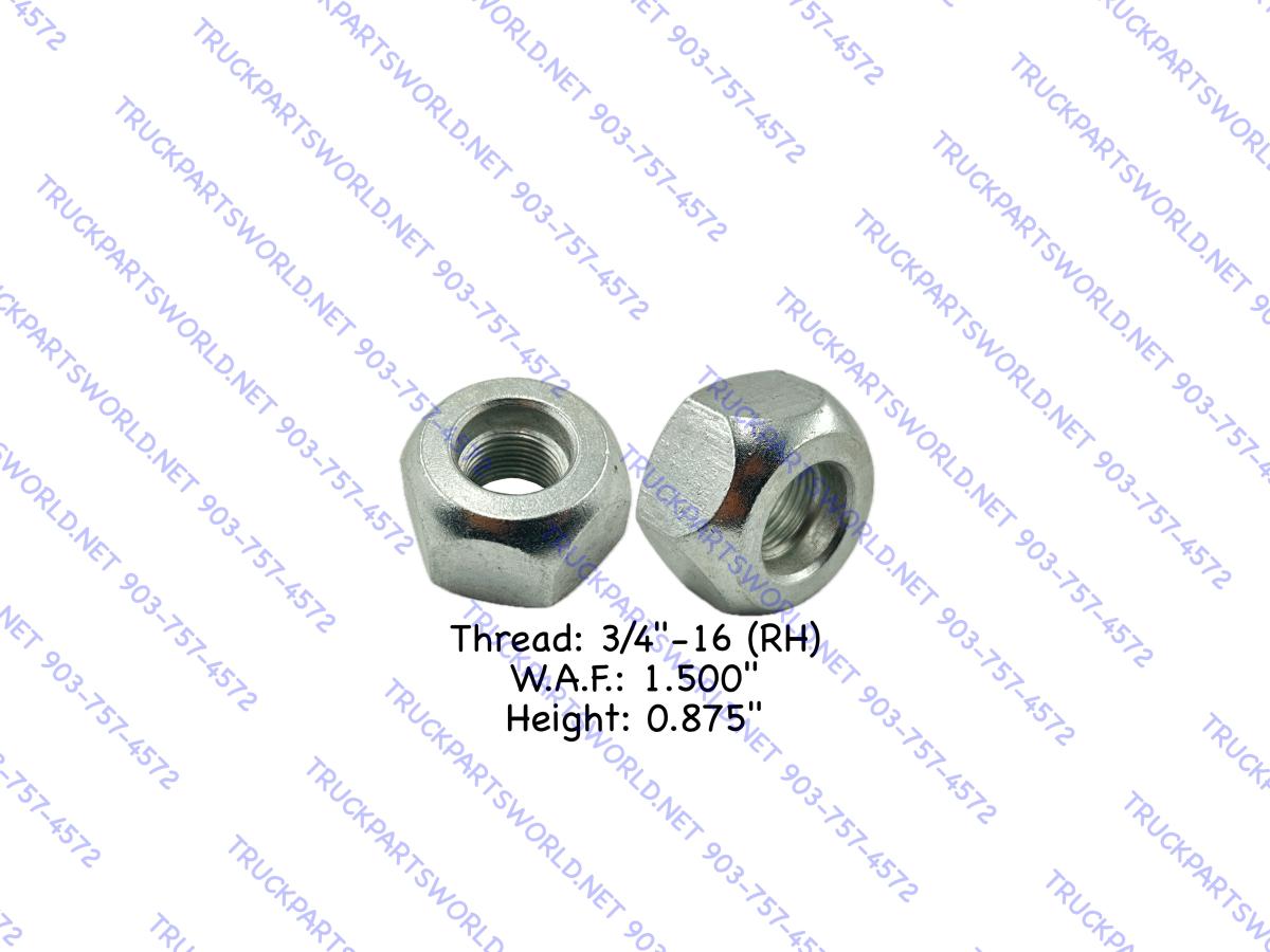 Dayton Parts 13-3013R | Single Wheel Outer Cap Nut (Right Hand Thread)