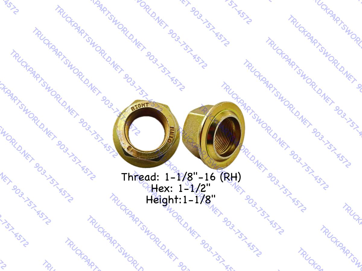 Dayton Parts 13-3016R | Flanged Cap Nut (Right Hand Thread)