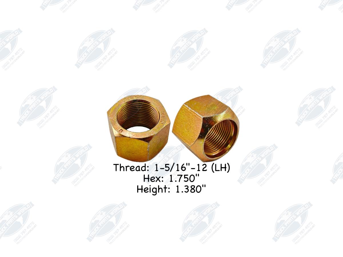 Dayton Parts 13-3017L | Outer Cap Wheel Nut (Left Hand Thread)