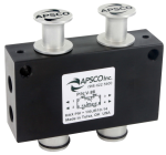 APSCO DUAL 2 Position 4 Way Valve P/N V-88