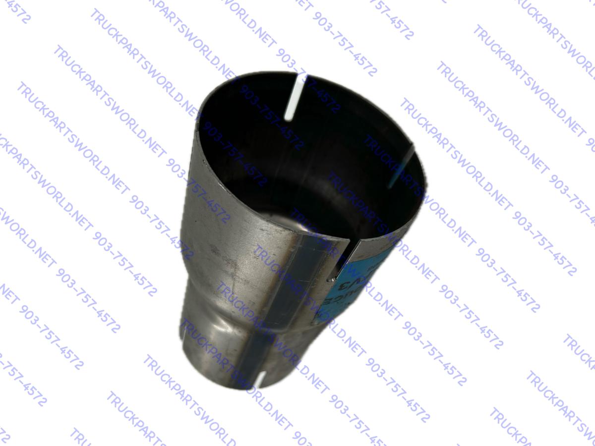 3.5"-3" I.D. Reducing Exhaust Pipe Coupler 6" Length