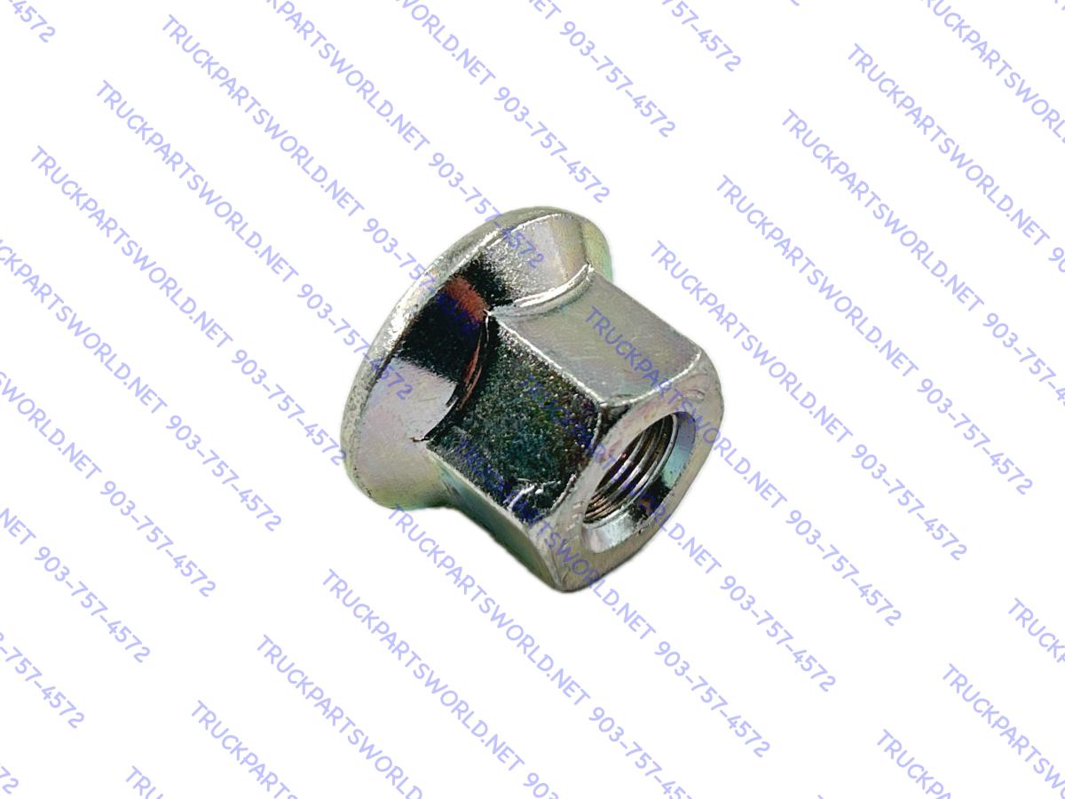 Dayton 13-3047R | 5/8-18 2-Piece Flanged Wheel Nut (Right Hand) - Zinc Clear
