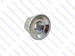 Dayton 13-3047R | 5/8-18 2-Piece Flanged Wheel Nut (Right Hand) - Zinc Clear