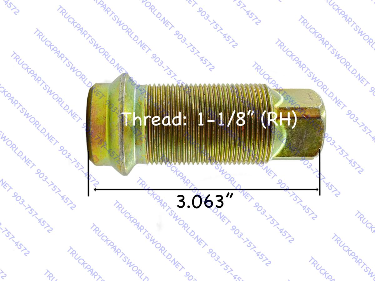 Dayton 13-3026R | 3/4-16 Inner Wheel Cap Nut (Right Hand) - Yellow Zinc