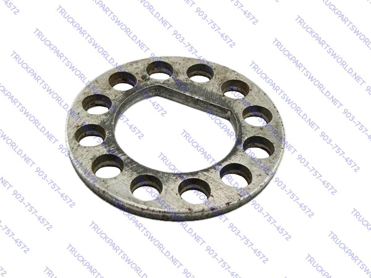 Dayton 06-355 Steer Axle Spindle Washer - 1.5" ID, D-Style with Holes, Fits Rockwell & Eaton