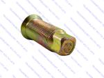 Dayton 13-3029R Wheel Lug Nut - 3/4"-16 RH Thread, 3.1" Length, Yellow Zinc Finish