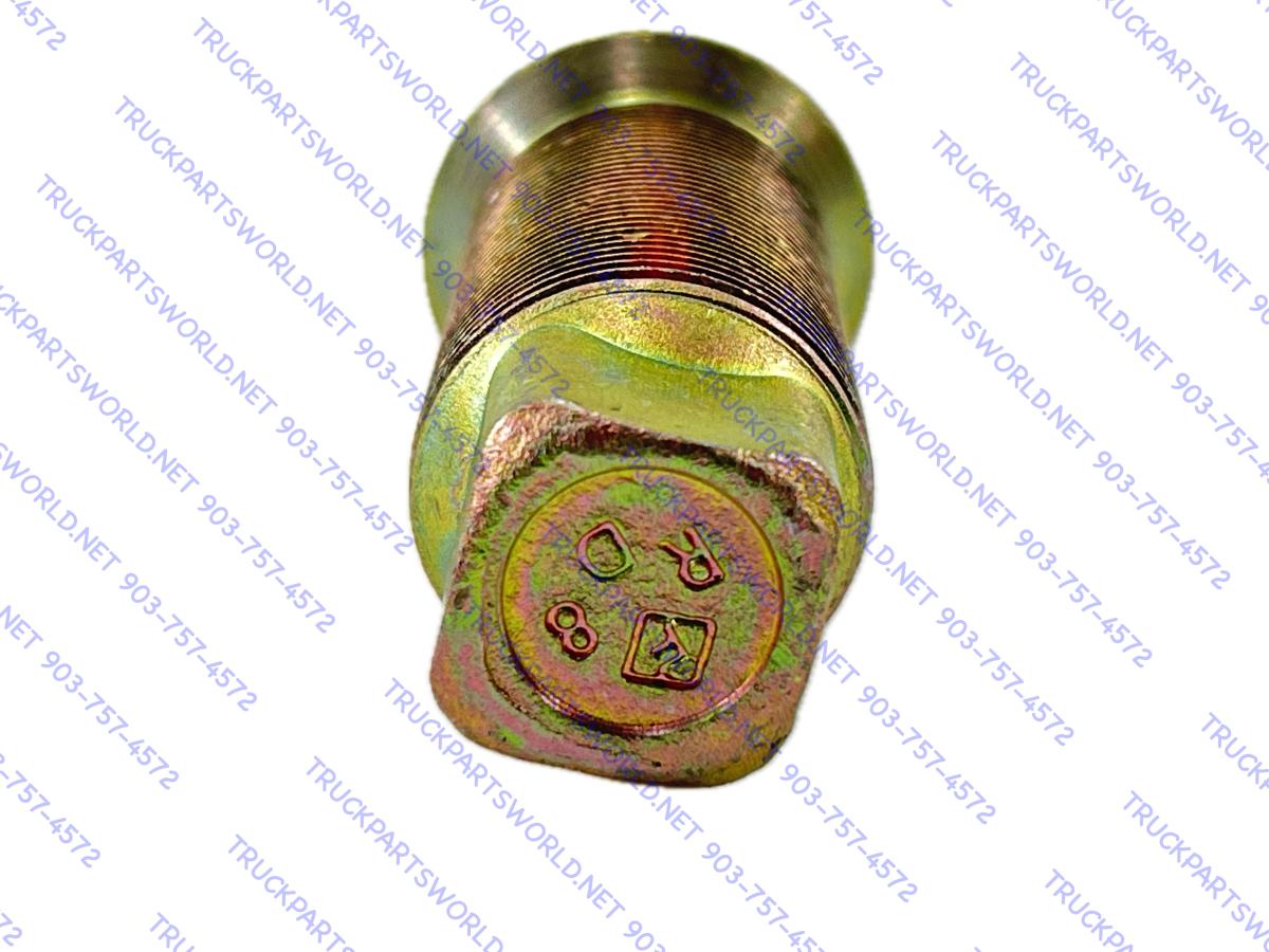 Dayton 13-3029R Wheel Lug Nut - 3/4"-16 RH Thread, 3.1" Length, Yellow Zinc Finish