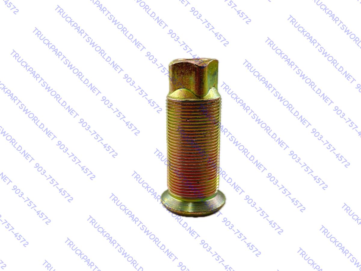 Dayton 13-3029R Wheel Lug Nut - 3/4"-16 RH Thread, 3.1" Length, Yellow Zinc Finish