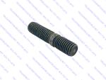 Dayton 13-6002 Wheel Lug Stud - 5/8"-11 Thread, Grade 8 Double-Ended, Black Finish