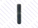 Dayton 13-6002 Wheel Lug Stud - 5/8"-11 Thread, Grade 8 Double-Ended, Black Finish