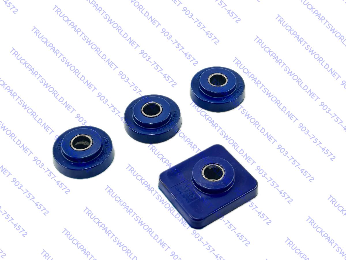 ATRO HM75-66165 Polyurethane Hood Mount Kit for Peterbilt & Kenworth