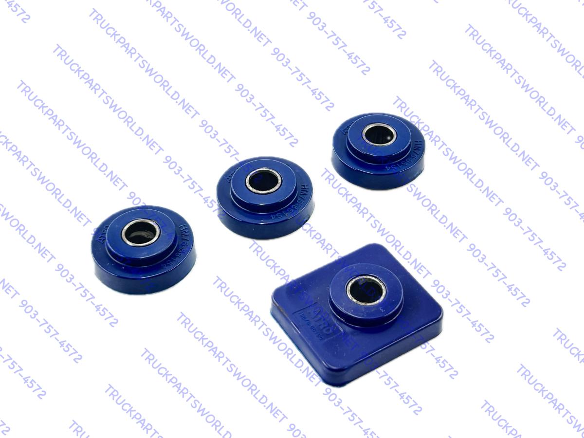 ATRO HM75-66165 Polyurethane Hood Mount Kit for Peterbilt & Kenworth