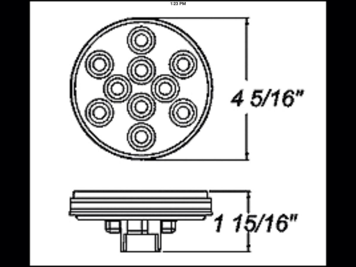 30 of Optronics BUL43CB: 4" Round LED Utility Light (White)