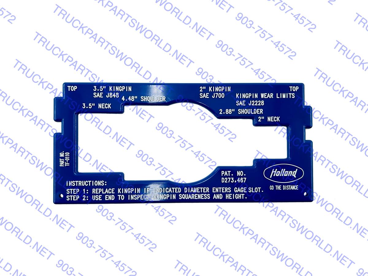 Holland TF-0110 Original Multi-Purpose Kingpin & Bolster Plate Gauge
