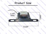 Automann 571.LG162LB License Plate Bracket Light Peterbilt 379 Volvo VNL LP52CB