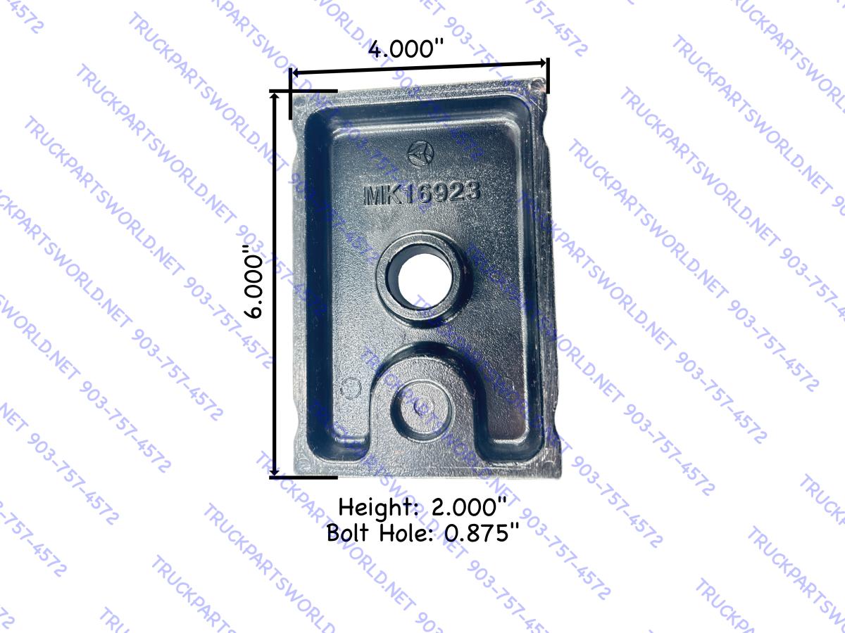 Automann MK16923 Kenworth Front Spring Spacer (2.0" High, Aluminum) | Ref K221-4293