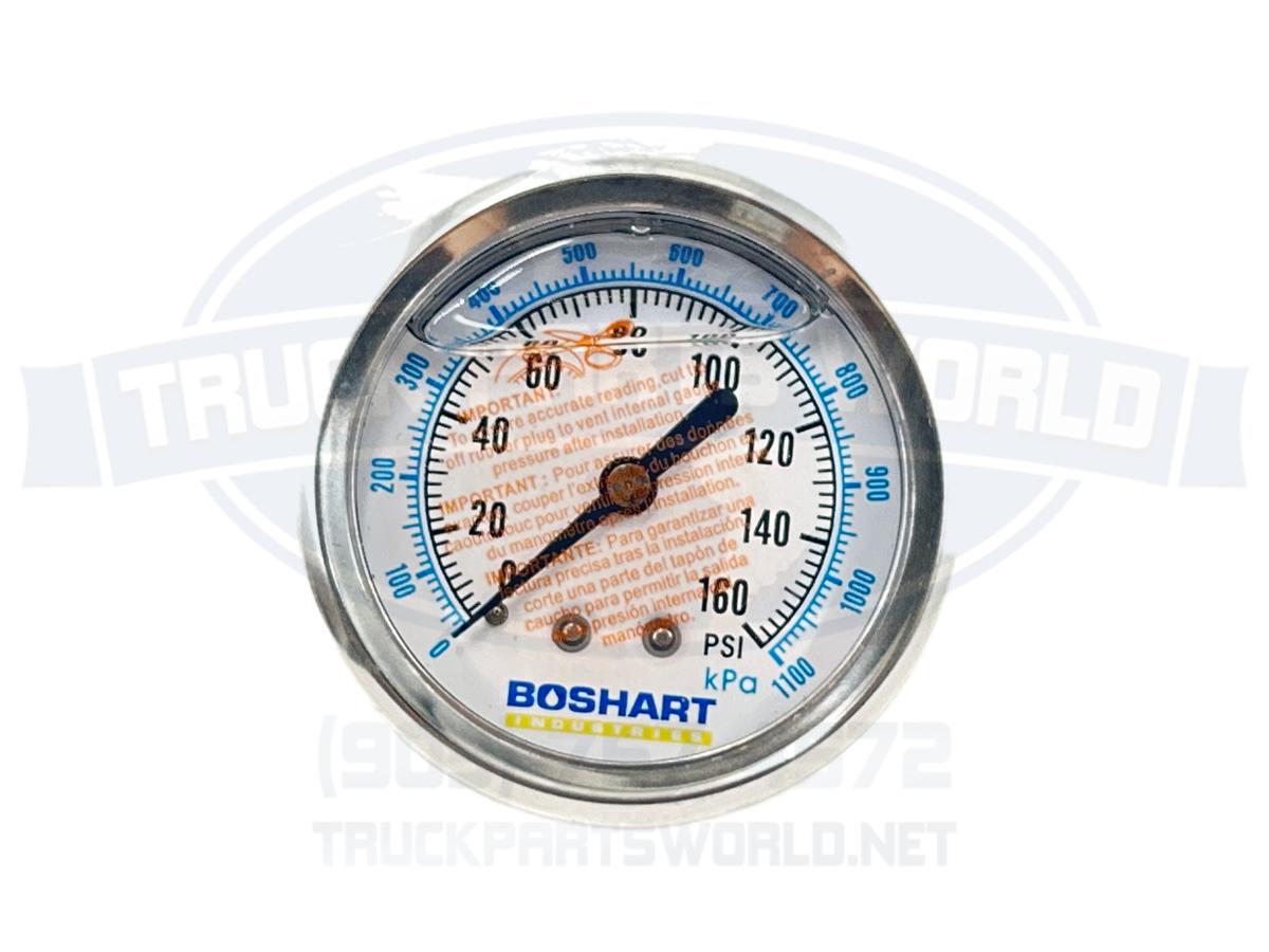 Automann 170.1056 Glycerin Filled Pressure Gauge (2.5" Diameter, 0-160 PSI) | Ref 80L25CB16