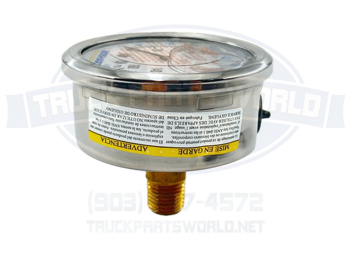 Automann 170.1056 Glycerin Filled Pressure Gauge (2.5" Diameter, 0-160 PSI) | Ref 80L25CB16