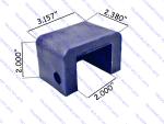 ATRO HM75-65510 Hood Bumper | Peterbilt 379 385 357 330 | Replaces 13-03510
