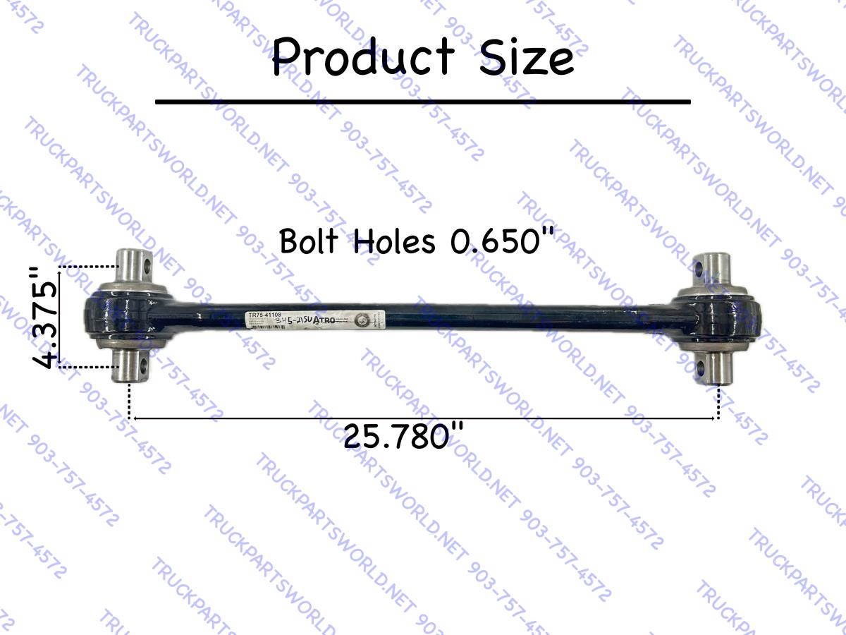 ATRO TR75-41108 Torque Arm | Peterbilt Low Mount Air Leaf