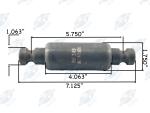 ATRO RB249 Spring Eye Bushing Kit (SP59-11010) | Polyurethane Suspension Bushing for Kenworth W900 & T2000