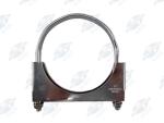 utomann 562.U3405C Flat U-Bolt Saddle Clamp | 5" Chrome
