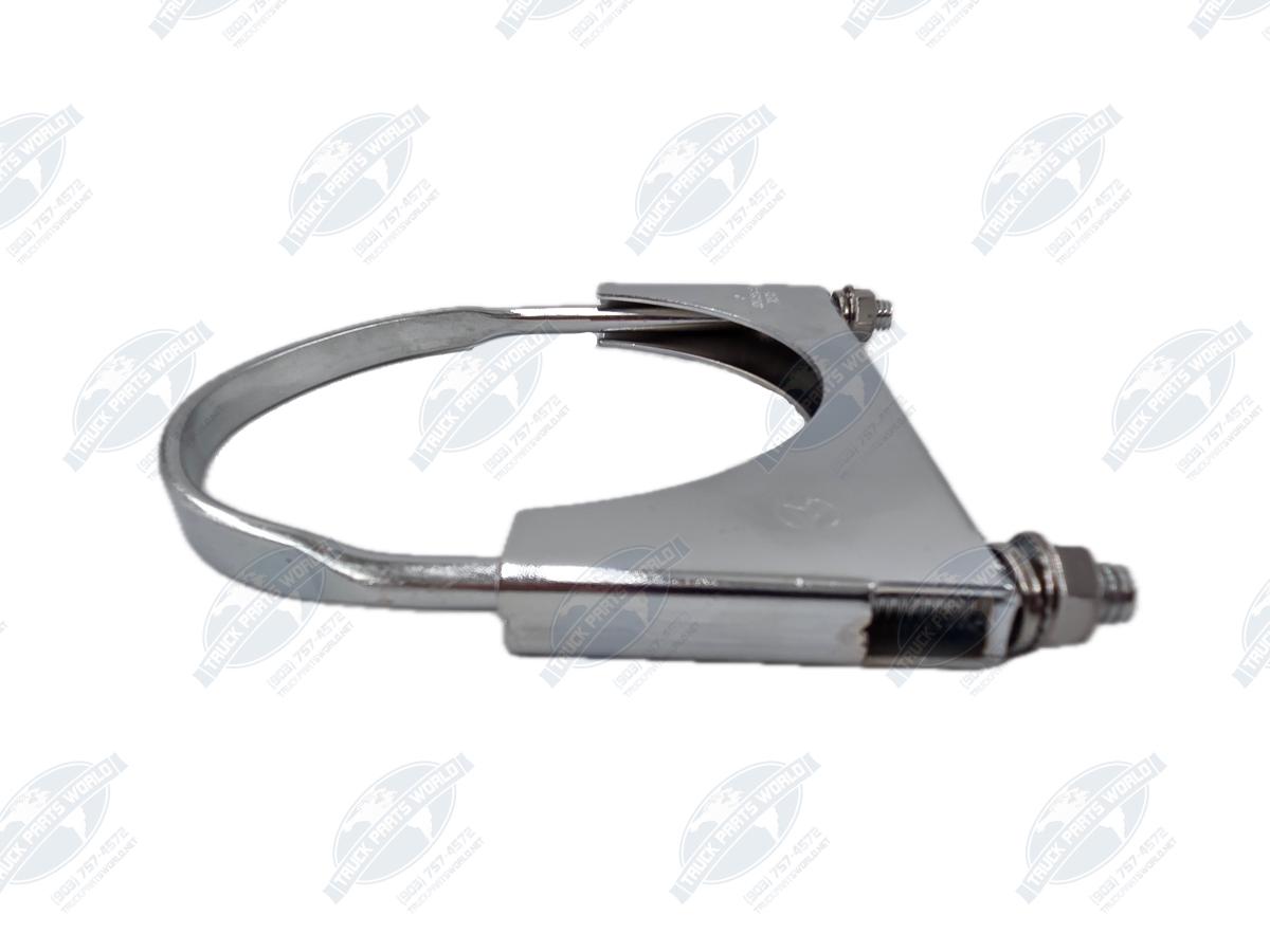utomann 562.U3405C Flat U-Bolt Saddle Clamp | 5" Chrome