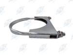 utomann 562.U3405C Flat U-Bolt Saddle Clamp | 5" Chrome