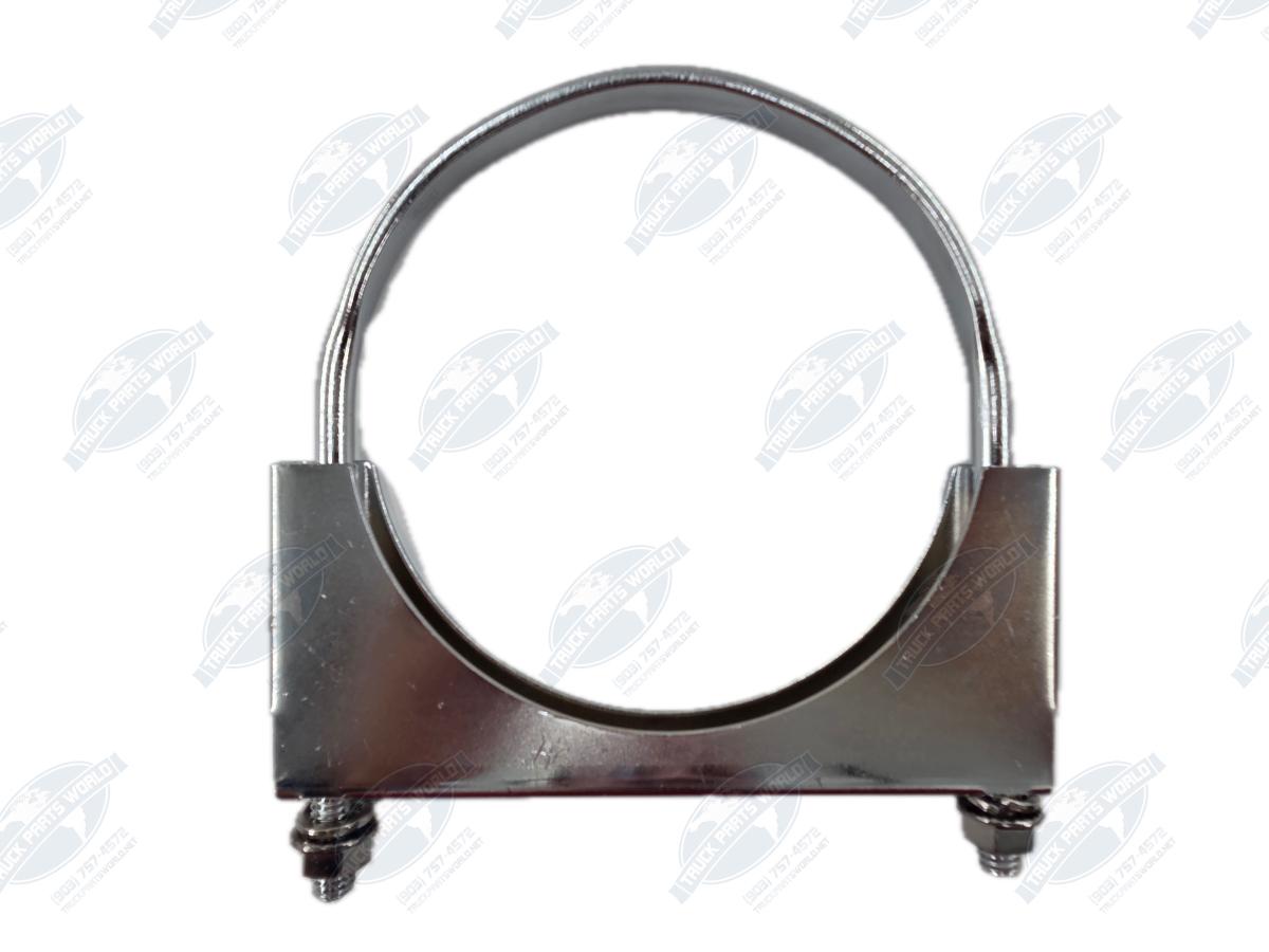 utomann 562.U3405C Flat U-Bolt Saddle Clamp | 5" Chrome