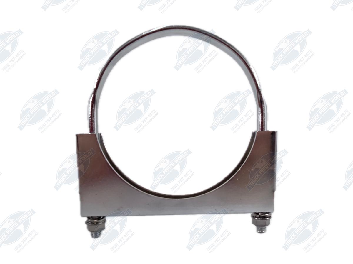 utomann 562.U3405C Flat U-Bolt Saddle Clamp | 5" Chrome