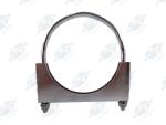 utomann 562.U3405C Flat U-Bolt Saddle Clamp | 5" Chrome