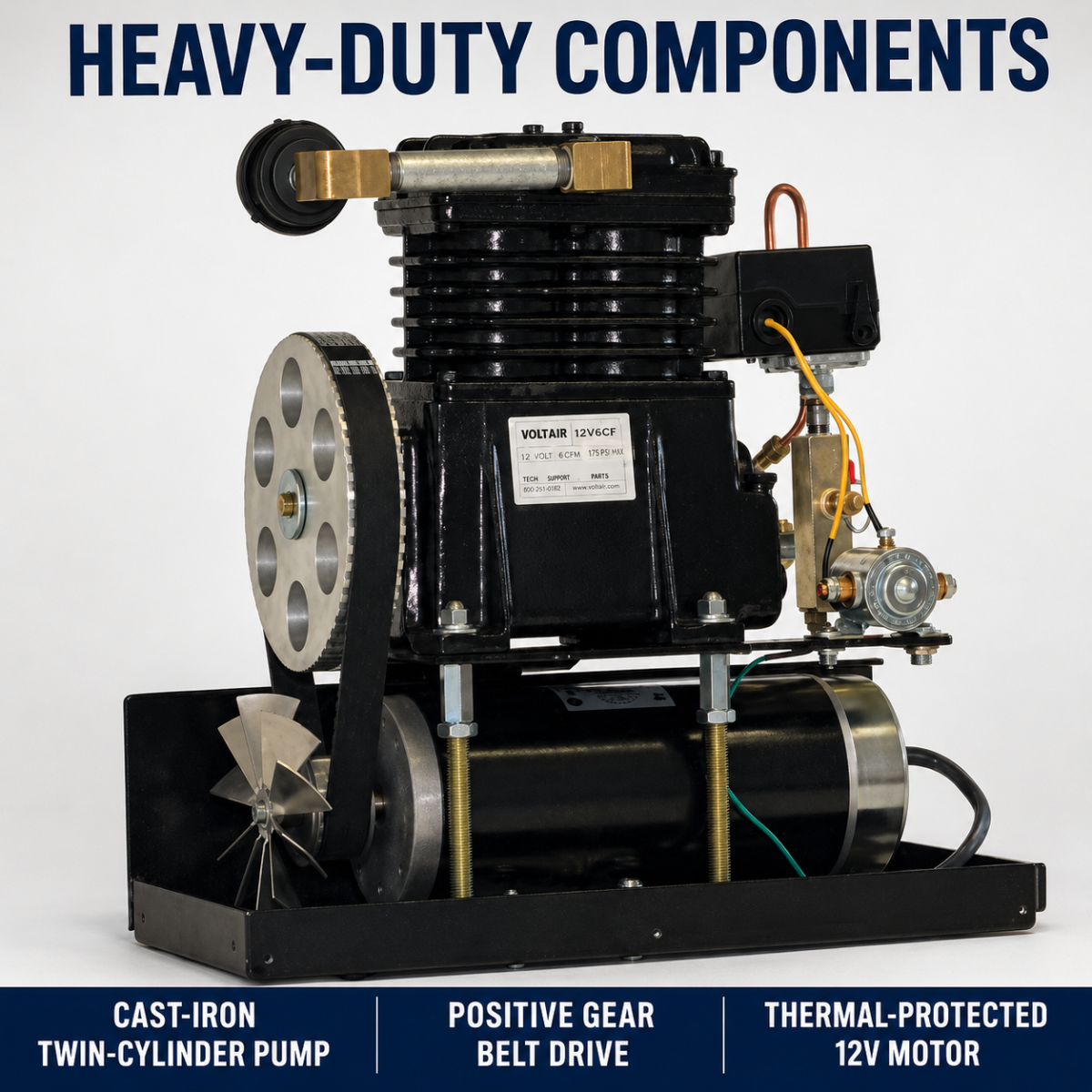 12-Voltair™ Rugged 12V Air Compressor