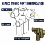 Sealco 110800 Spring Brake Control Valve with Spring Brake Priority