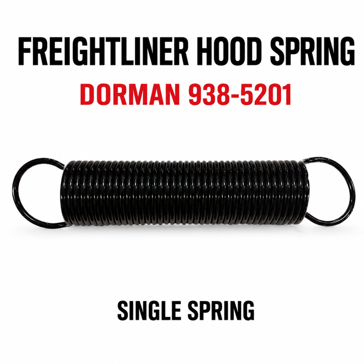 DORMAN 938-5201 Hood Spring for Freightliner FLD FLC Classic NEW