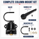 Sealco 5900 Trailer Brake Hand Control Valve with Handle & Mounting Kit