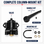 Sealco 5900 Trailer Brake Hand Control Valve with Handle & Mounting Kit