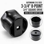Automann 210.1925 Wheel Bearing Locknut Socket – 3-3/4" 8-Point