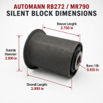 Automann RB272 Silent Block (MR790) – OEM 52113552AB Suspension Bushing