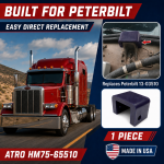 ATRO HM75-65510 Hood Bumper | Peterbilt 379 385 357 330 | Replaces 13-03510