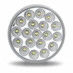 TRUX TLED-4X40 4" Dual Revolution Red/White LED Stop, Turn, Tail & Backup Light