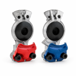 Tramec Sloan 441015 & 441016 Aluminum Gladhand Set – Red Emergency & Blue Service
