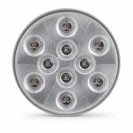 Optronics STL53RCB 4-Inch Clear Lens Red 10-LED Stop Turn Tail Light